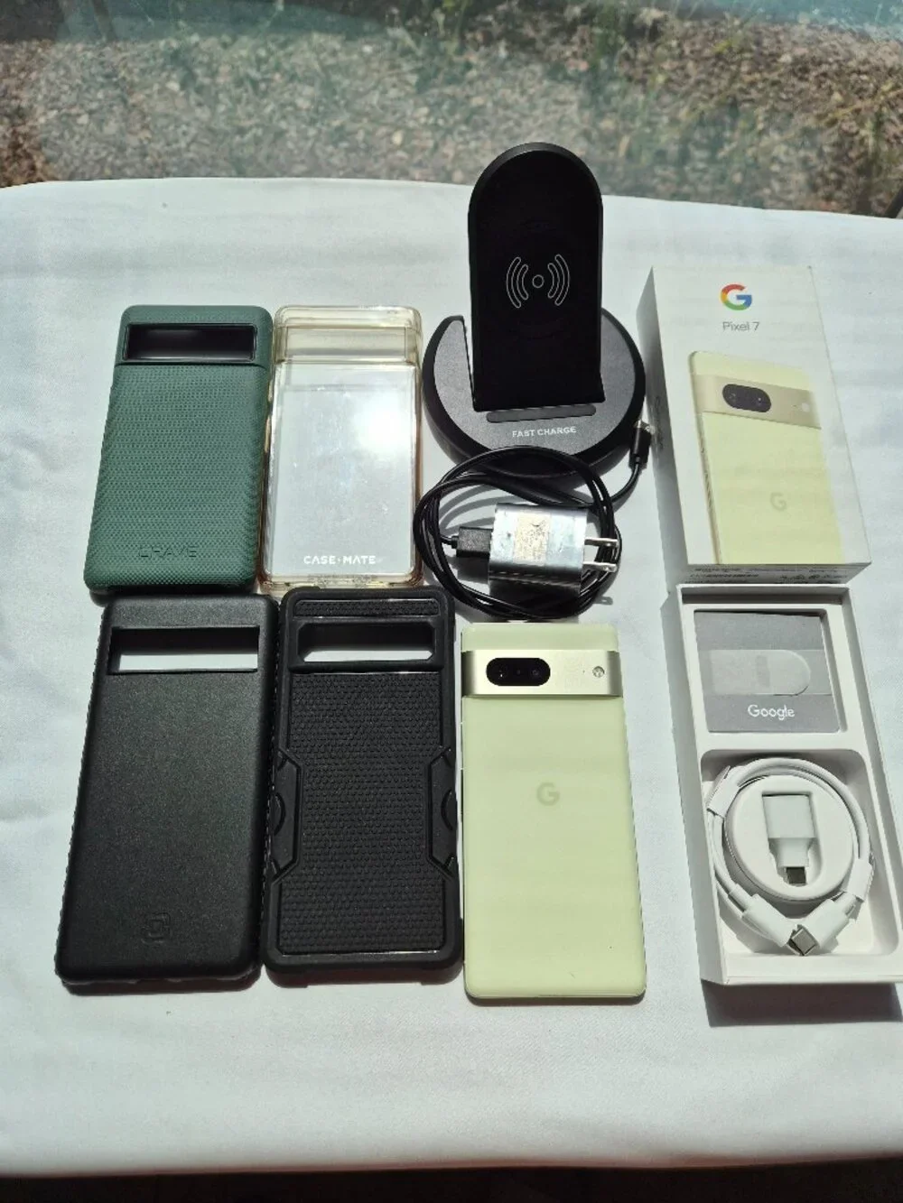 Lightly Used Google Pixel 7 128GB Lemongrass Factory Unlocked